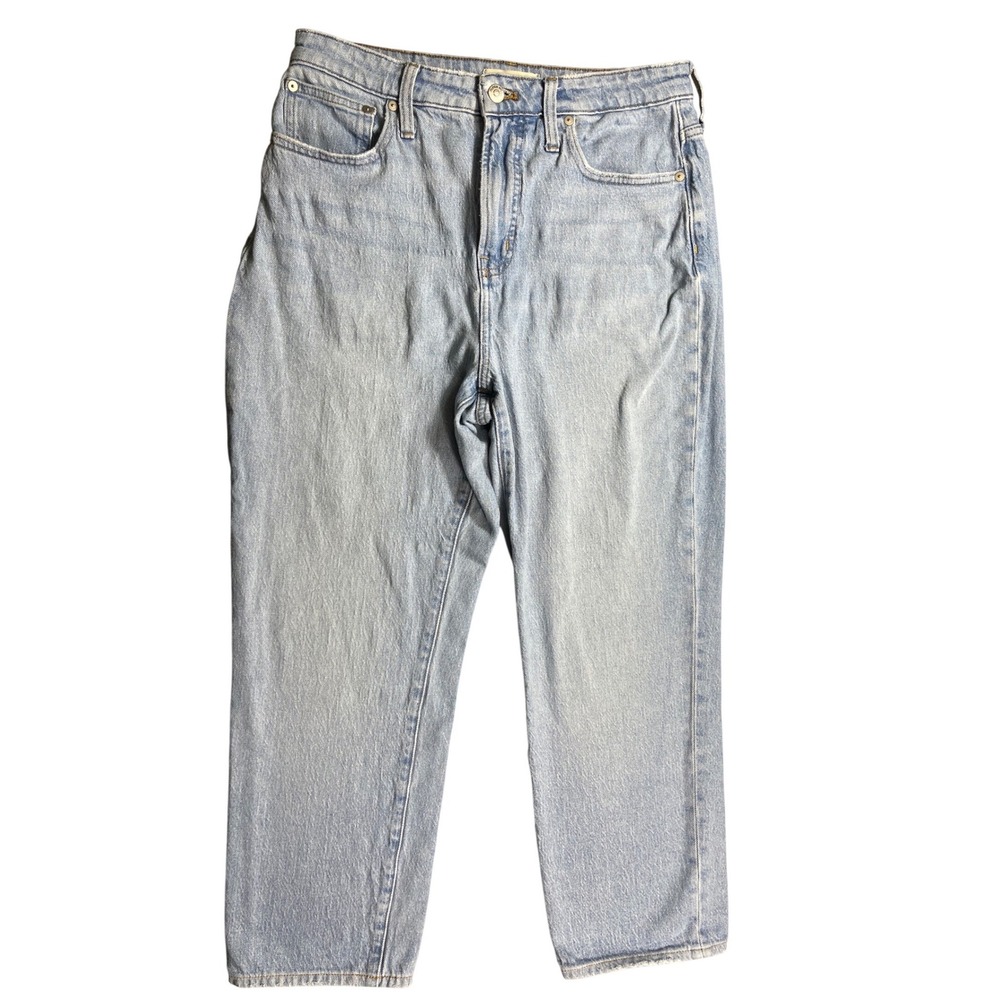 Madewell Curvy Perfect Vintage Jean 29 Light Wash High Rise Relaxed Denim